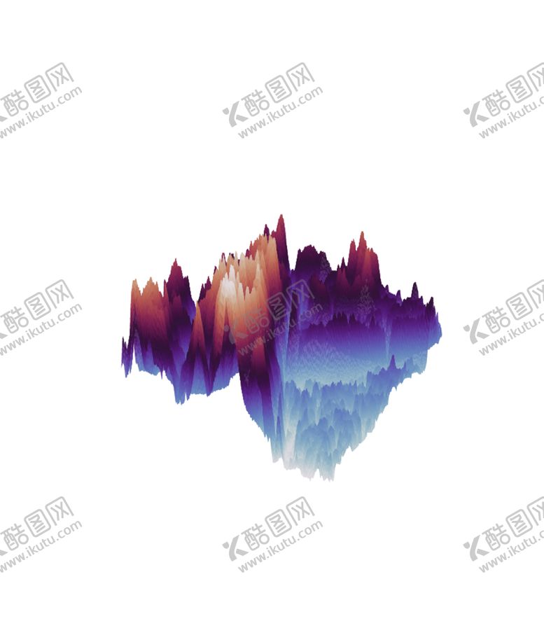 编号：85322404060017353977【酷图网】源文件下载-抽象山峰