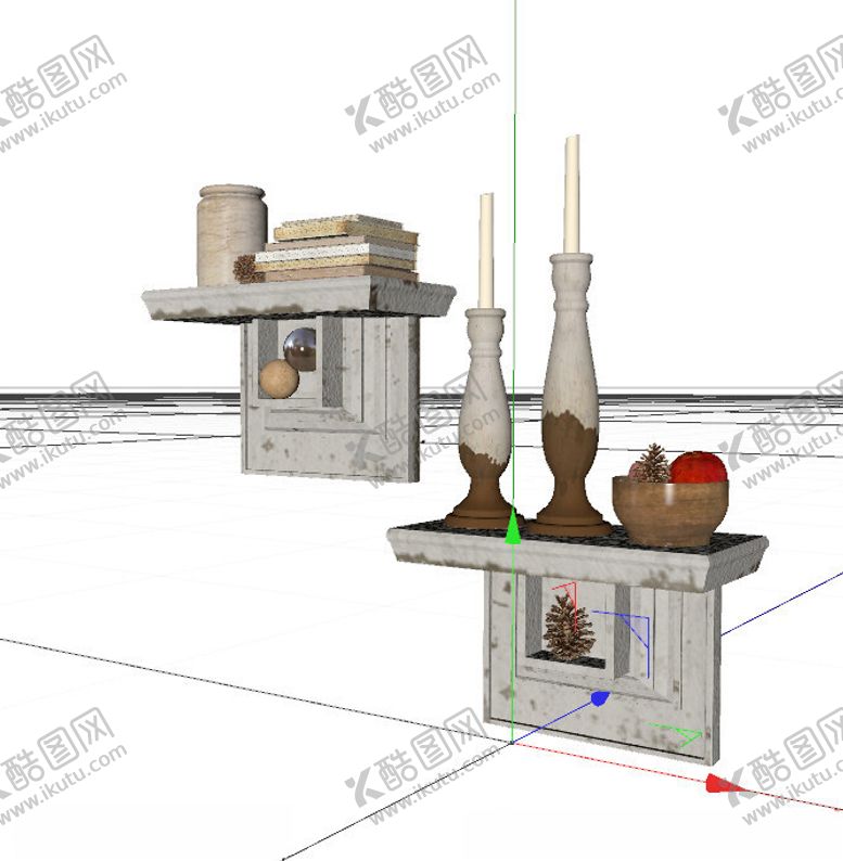 编号：84690002150934182089【酷图网】源文件下载-C4D模型架子