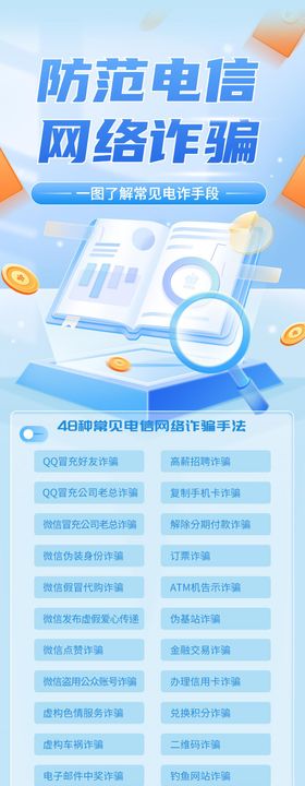 防范电信网络诈骗长图 