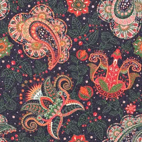 印花腰果数码名族风