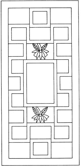 镂空花图案