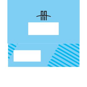 公司名片设计蓝色建筑