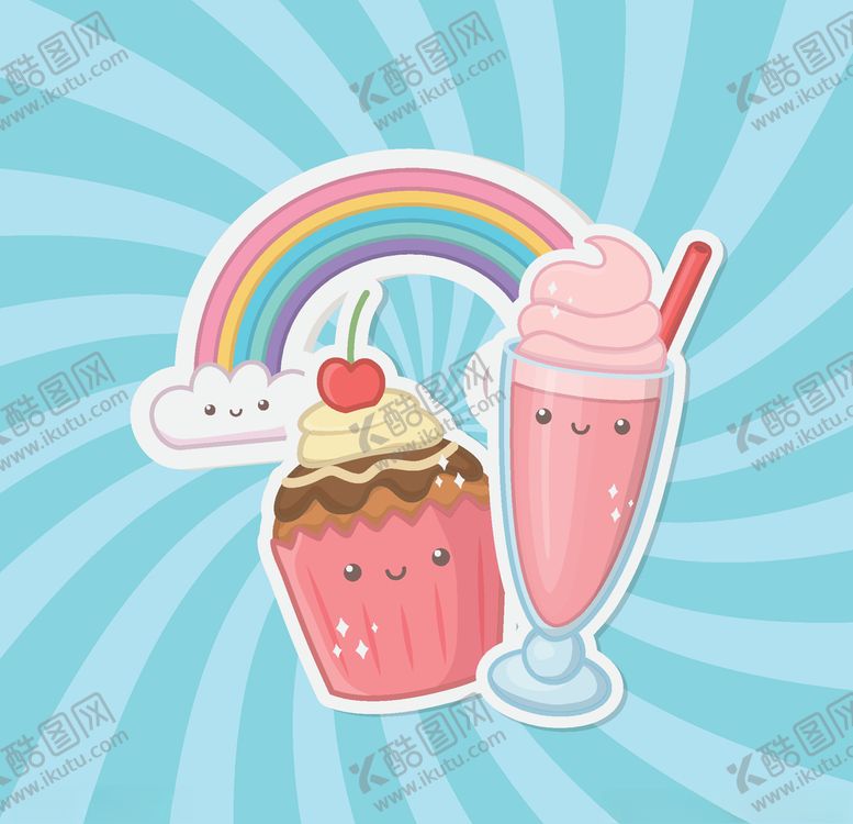 编号：31074710051629436072【酷图网】源文件下载-可爱食物