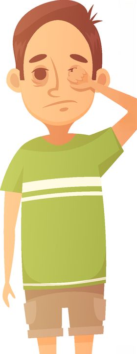 生病的孩子