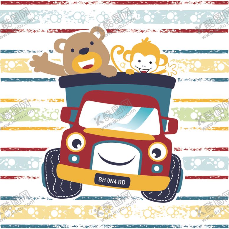 编号：56891609090443593301【酷图网】源文件下载-卡通动物