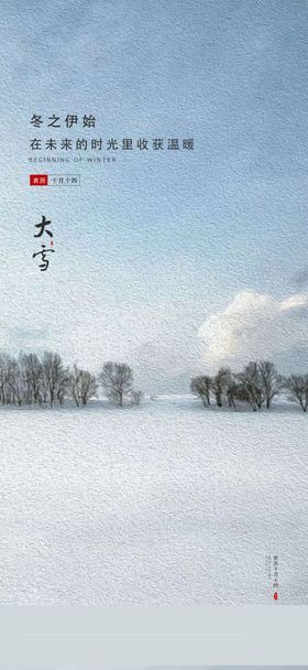 大雪海报