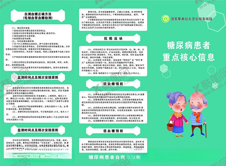编号：74635712180416044030【酷图网】源文件下载-糖尿病核心信息