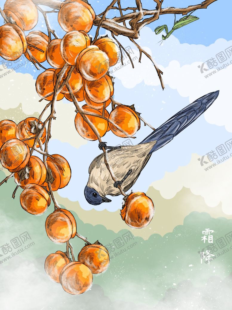 编号：79922504170034559939【酷图网】源文件下载-霜降