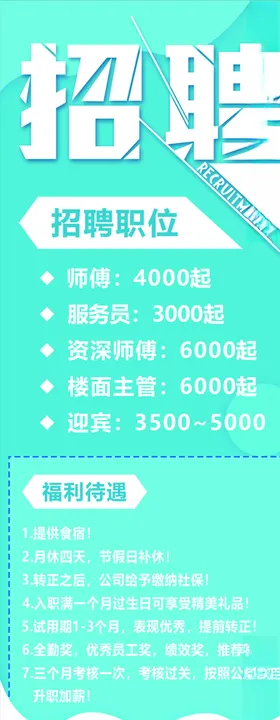 招聘海报