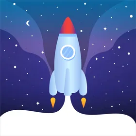 火箭发射燃气推进航天飞机宇宙