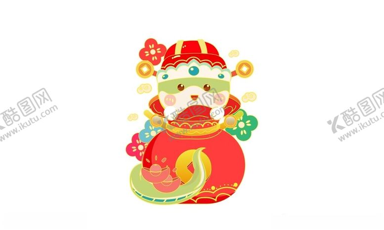 编号：78464902041539587828【酷图网】源文件下载-蛇年卡通