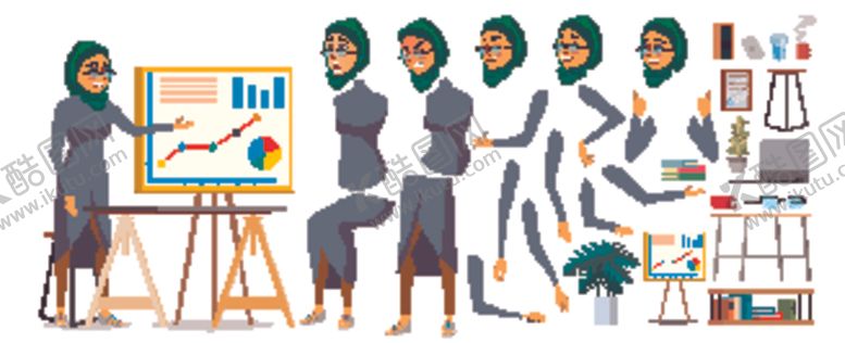 编号：75036706240222533513【酷图网】源文件下载-人物插画