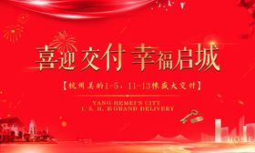 地产交付海报