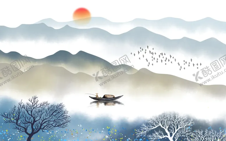 编号：87880712061914392864【酷图网】源文件下载-山水画 