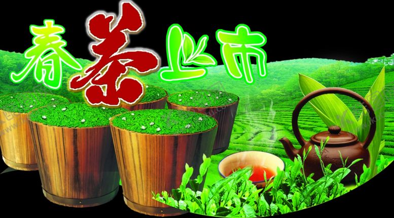 编号：78467309231947094139【酷图网】源文件下载-春茶上市