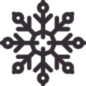 雪花黑色UI圣诞树