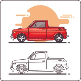 卡通汽车