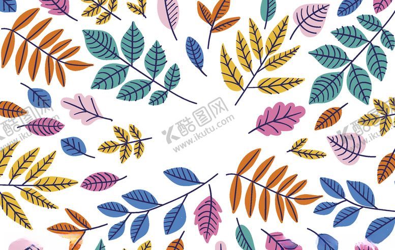 编号：99137310301011011112【酷图网】源文件下载-叶子背景