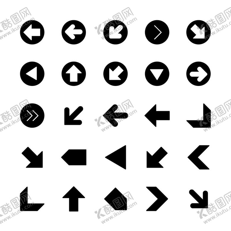 编号：94236109131803445863【酷图网】源文件下载-箭头标识图标3D图标图片