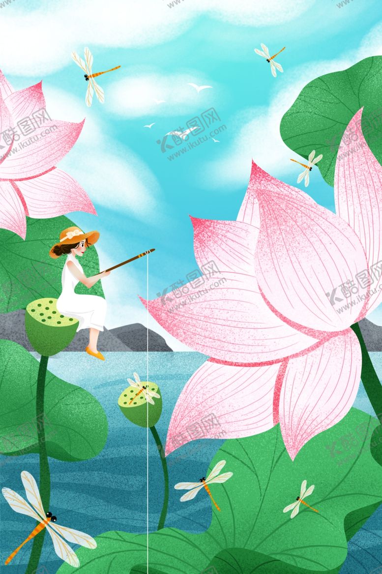 编号：30262111011557533583【酷图网】源文件下载-大暑插画
