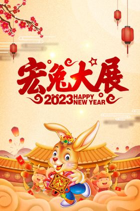 2023年红色简约海报宣传