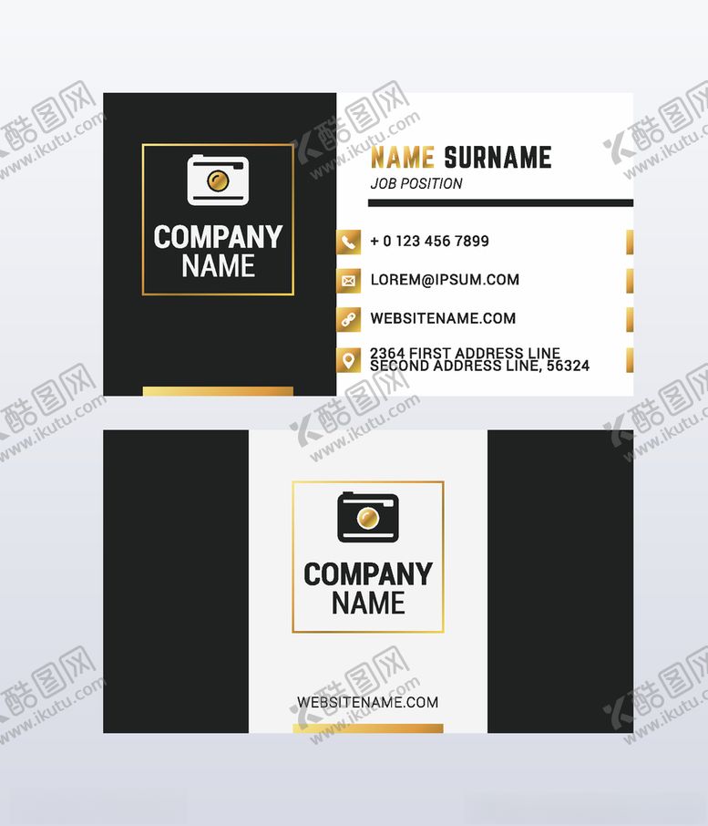 编号：39421409121559073127【酷图网】源文件下载-名片模板