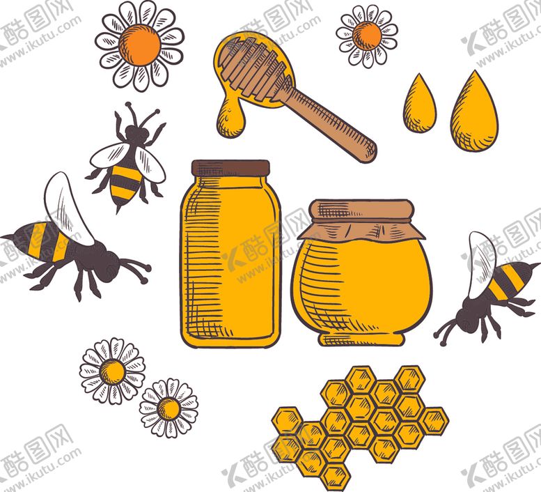 编号：25882909282322332391【酷图网】源文件下载-蜂蜜素材