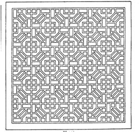 镂空花图案仿古纹雕仿古纹