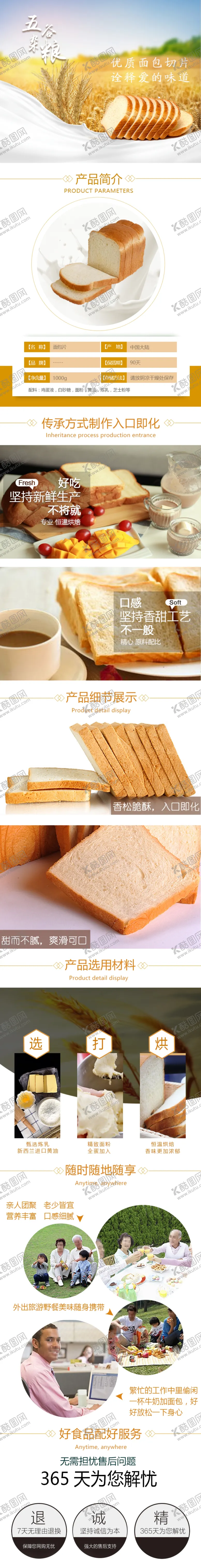 编号：26519409140528042817【酷图网】源文件下载-面包片详情页