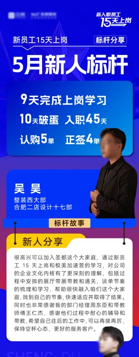 新人标杆长图
