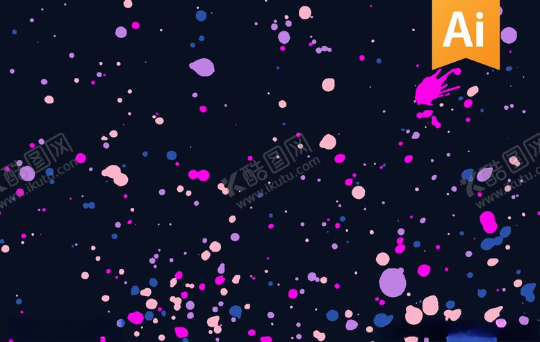 编号：40204509241637478983【酷图网】源文件下载-紫色墨点