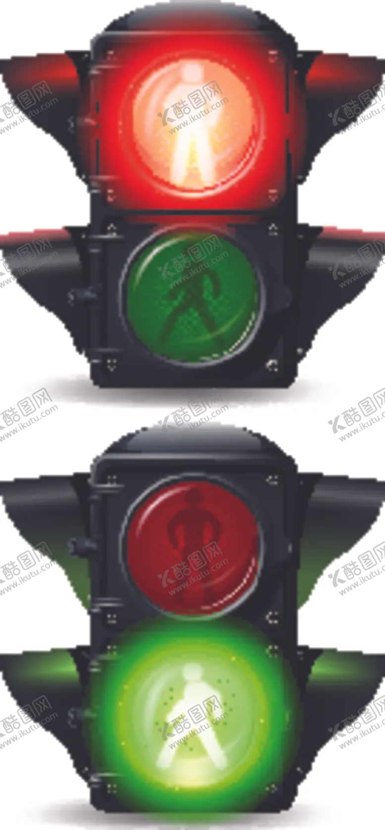 编号：19527804190305555831【酷图网】源文件下载-路牌路标指示牌红绿灯