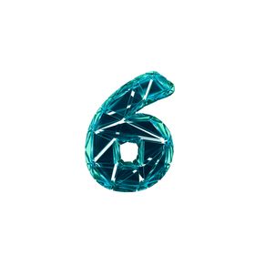 3D破碎数字C