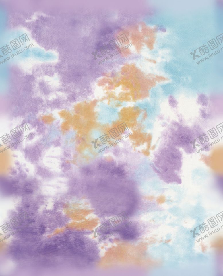 编号：28472209290040325276【酷图网】源文件下载-彩云扎染紫色
