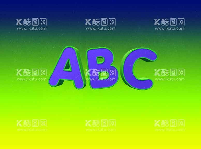 编号：99980311261834431109【酷图网】源文件下载-3D立体字