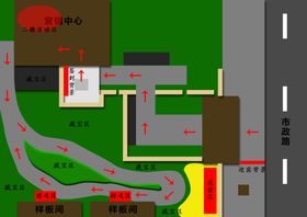 活动物料平面图