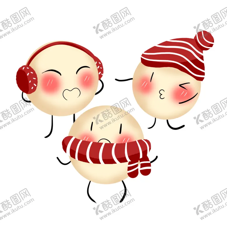 编号：70367901140451426452【酷图网】源文件下载-元宵节春节新春拟人汤圆元宵