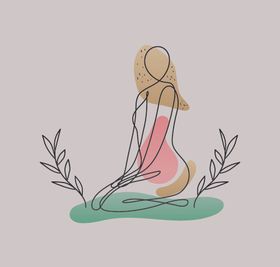 简笔抽象女人