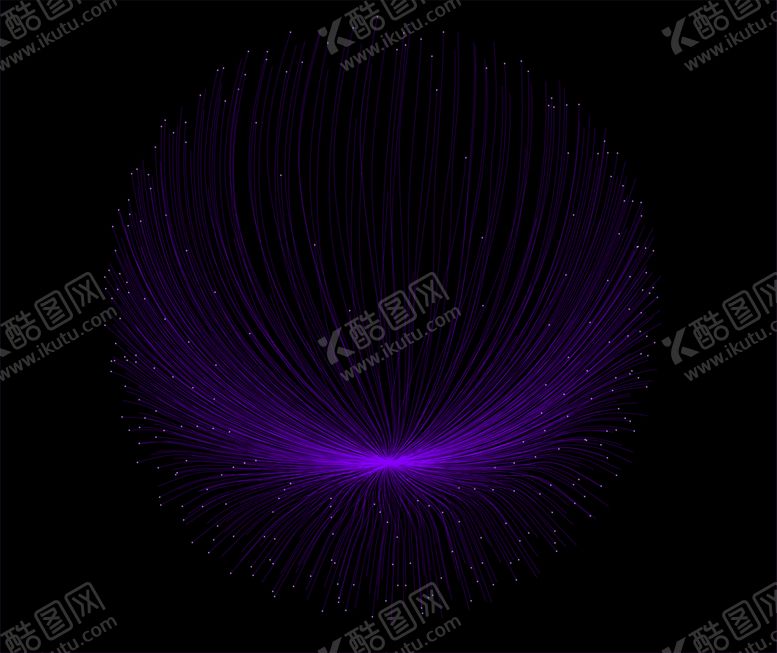 编号：79524712072036359422【酷图网】源文件下载-星空放射线