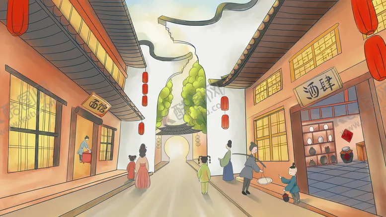 编号：26073109191804531678【酷图网】源文件下载-新春年货节插画图片