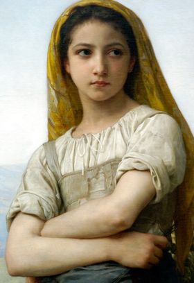 油画美女绘欧美风格女性贵族