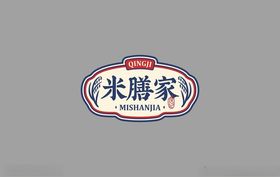 米膳家店招logo