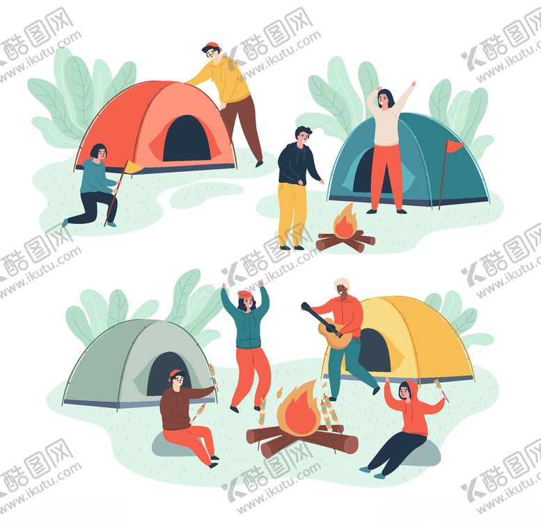 编号：85711406271642104397【酷图网】源文件下载-露营
