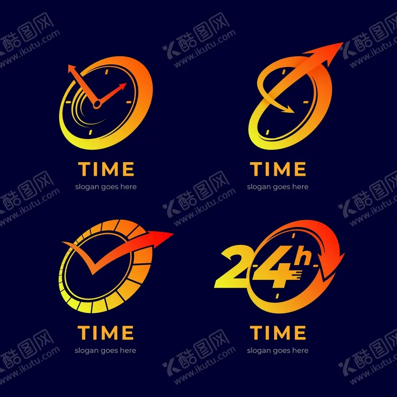 编号：75604309190323253085【酷图网】源文件下载-24小时钟表