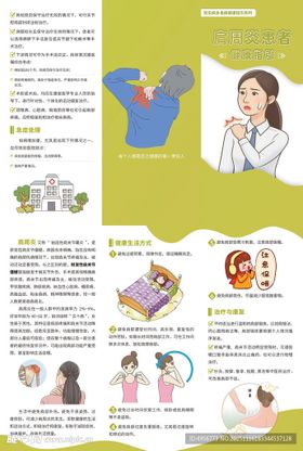 肩周炎患者健康指引三折页