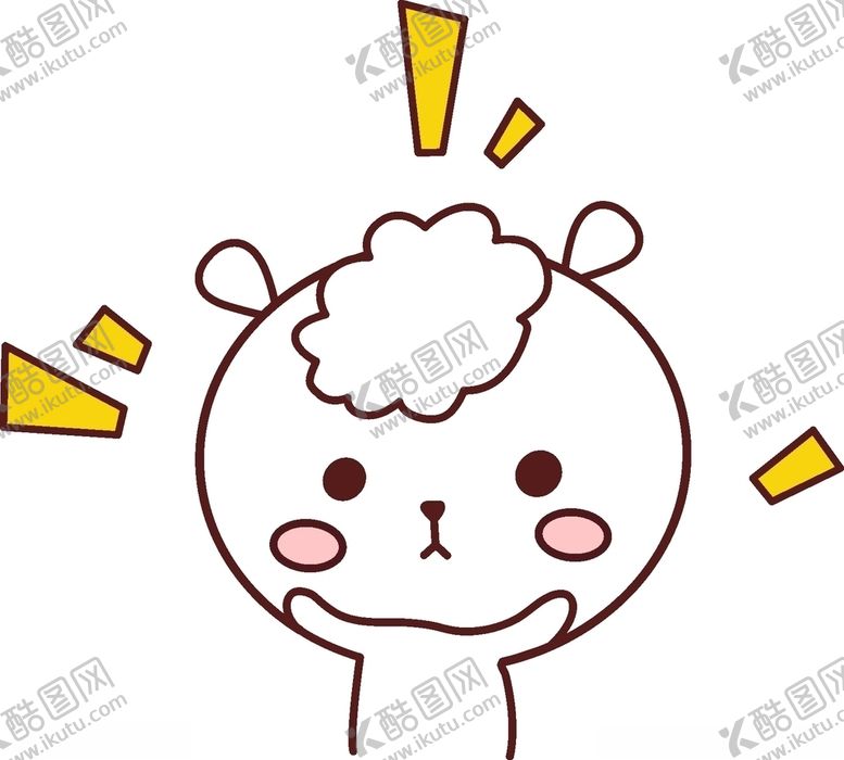 编号：69966210230803086951【酷图网】源文件下载-小清新动物可爱小羊