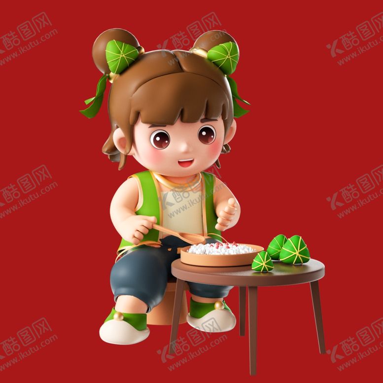 编号：55539802190737259065【酷图网】源文件下载-端午人物素材