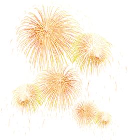 冬日焰火活动背景