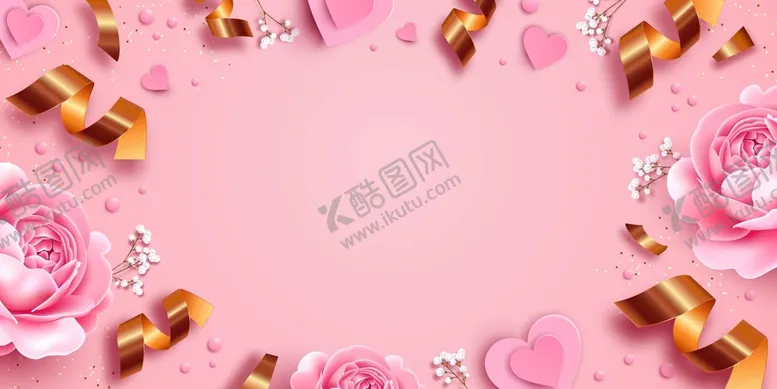 编号：36809209130913152780【酷图网】源文件下载-情人节边框