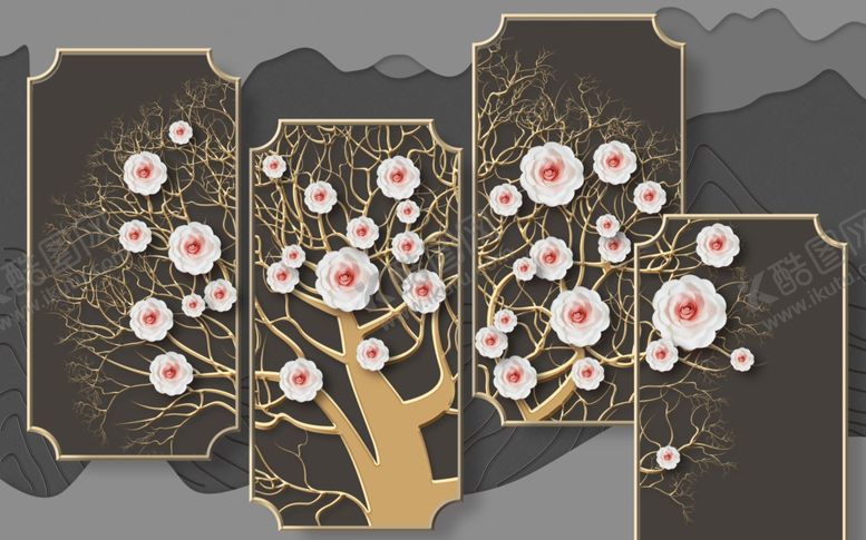 编号：91283007080636026933【酷图网】源文件下载-花鸟工笔画